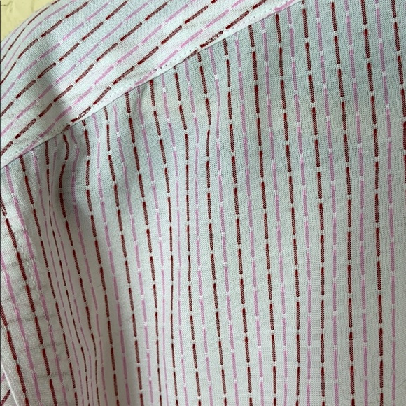 Thomas Dean button down flip cuff shirt L - Picture 4 of 7